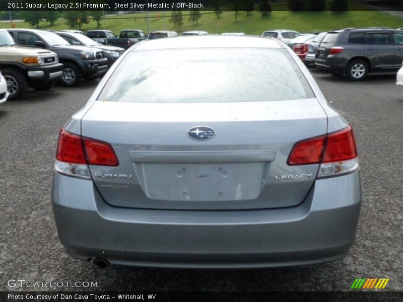 Steel Silver Metallic / Off-Black 2011 Subaru Legacy 2.5i Premium