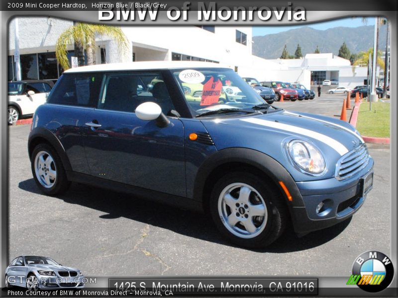Horizon Blue / Black/Grey 2009 Mini Cooper Hardtop