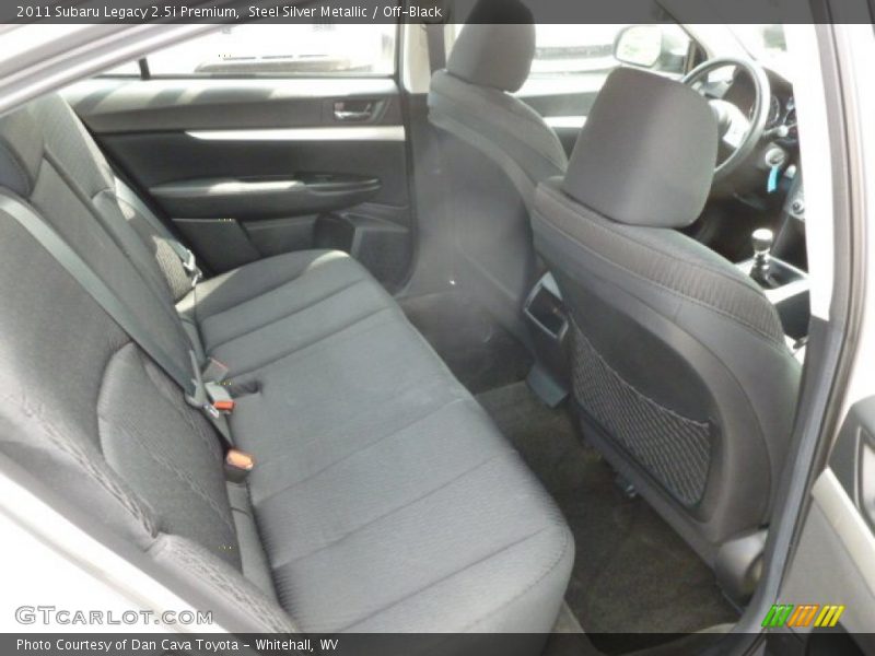 Steel Silver Metallic / Off-Black 2011 Subaru Legacy 2.5i Premium