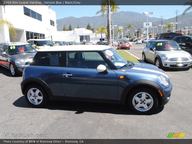 Horizon Blue / Black/Grey 2009 Mini Cooper Hardtop