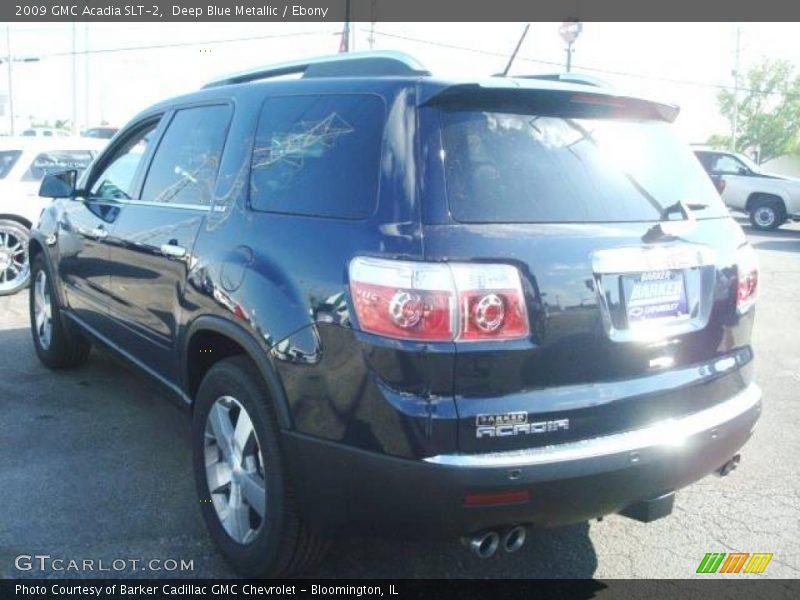 Deep Blue Metallic / Ebony 2009 GMC Acadia SLT-2