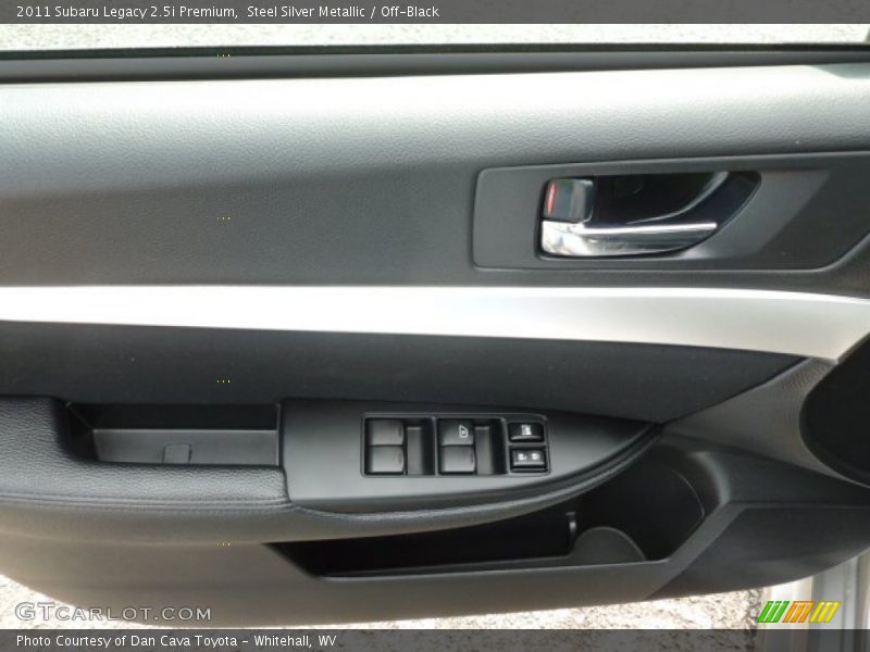Steel Silver Metallic / Off-Black 2011 Subaru Legacy 2.5i Premium
