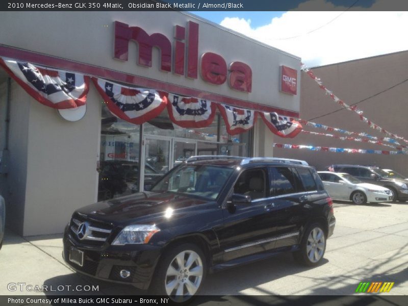 Obsidian Black Metallic / Almond/Black 2010 Mercedes-Benz GLK 350 4Matic