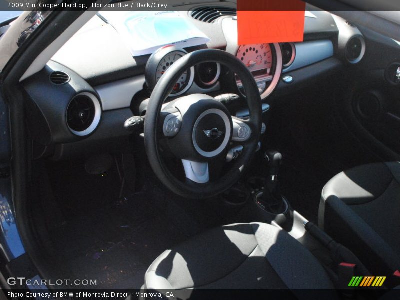 Horizon Blue / Black/Grey 2009 Mini Cooper Hardtop
