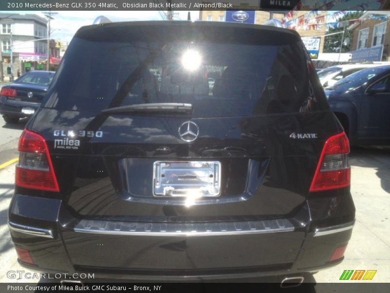 Obsidian Black Metallic / Almond/Black 2010 Mercedes-Benz GLK 350 4Matic