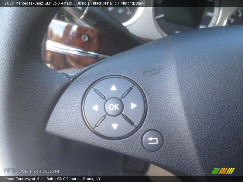 Obsidian Black Metallic / Almond/Black 2010 Mercedes-Benz GLK 350 4Matic