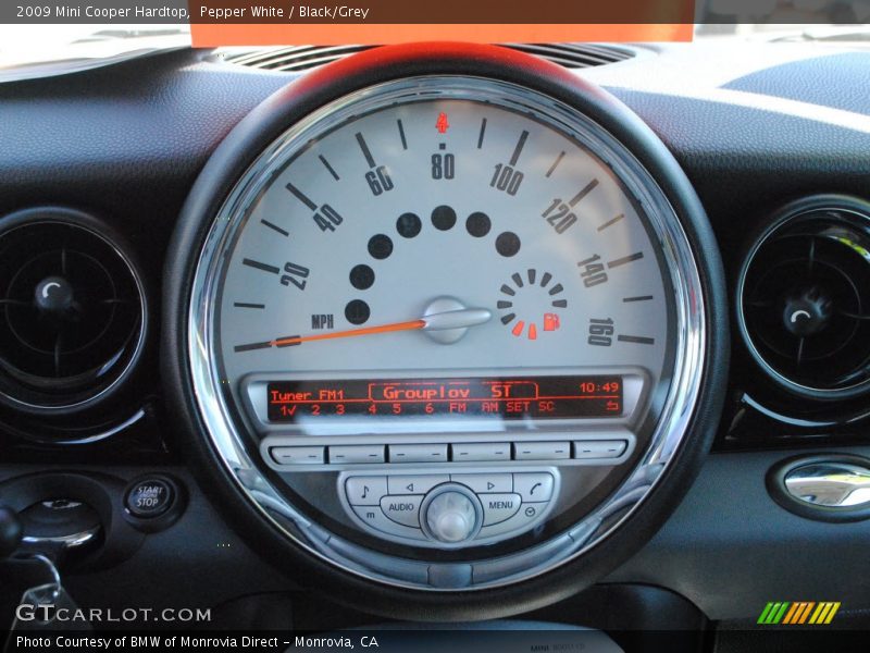 Pepper White / Black/Grey 2009 Mini Cooper Hardtop