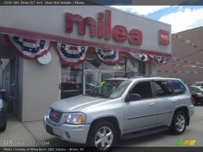 Silver Mist Metallic / Ebony 2008 GMC Envoy SLT 4x4