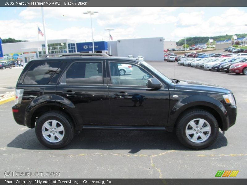 Black / Black 2009 Mercury Mariner V6 4WD