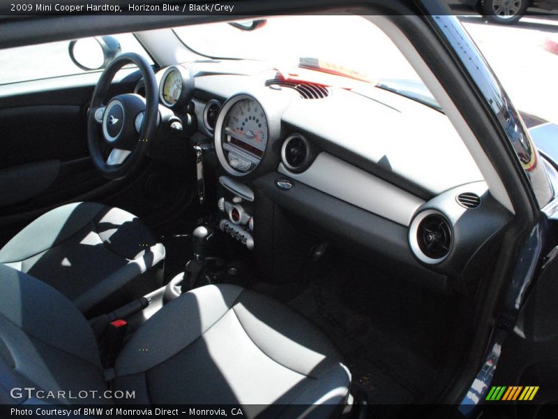 Horizon Blue / Black/Grey 2009 Mini Cooper Hardtop