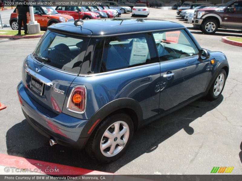Horizon Blue / Black/Grey 2009 Mini Cooper Hardtop