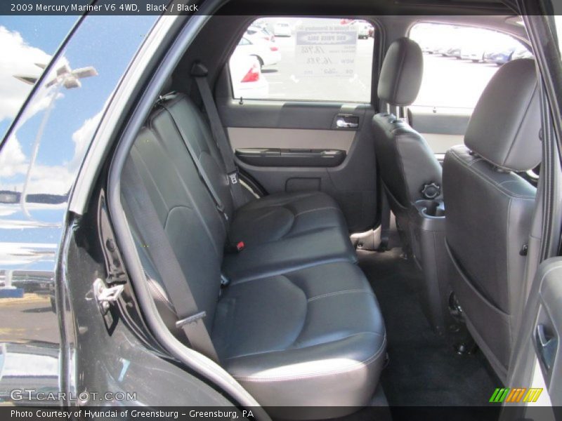 Black / Black 2009 Mercury Mariner V6 4WD