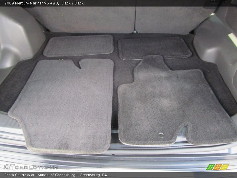 Black / Black 2009 Mercury Mariner V6 4WD