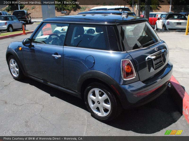 Horizon Blue / Black/Grey 2009 Mini Cooper Hardtop