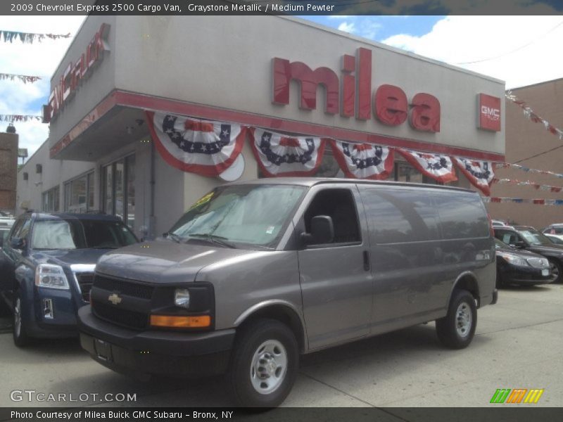 Graystone Metallic / Medium Pewter 2009 Chevrolet Express 2500 Cargo Van