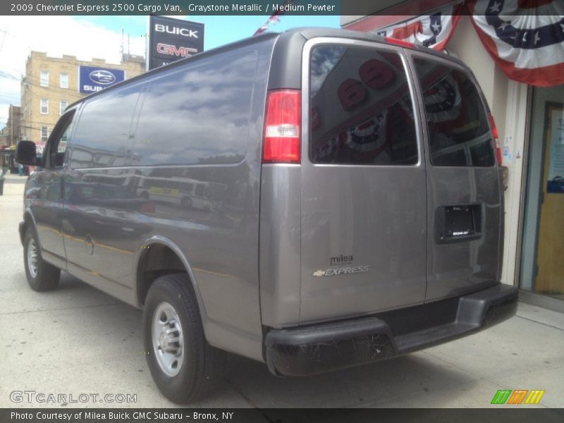 Graystone Metallic / Medium Pewter 2009 Chevrolet Express 2500 Cargo Van