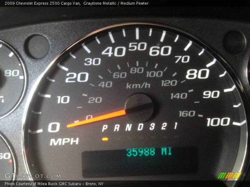Graystone Metallic / Medium Pewter 2009 Chevrolet Express 2500 Cargo Van