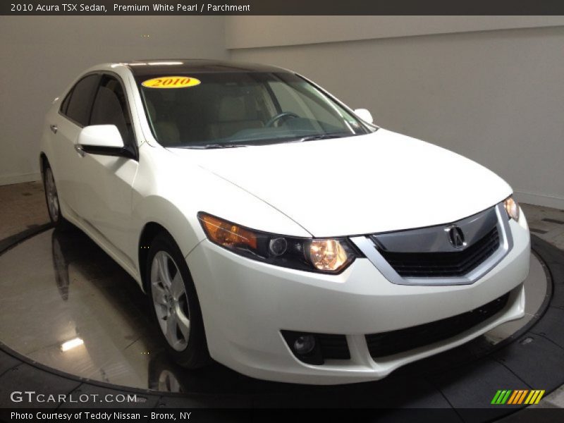 Premium White Pearl / Parchment 2010 Acura TSX Sedan