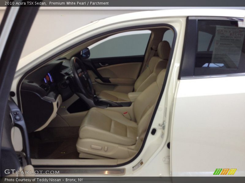 Premium White Pearl / Parchment 2010 Acura TSX Sedan