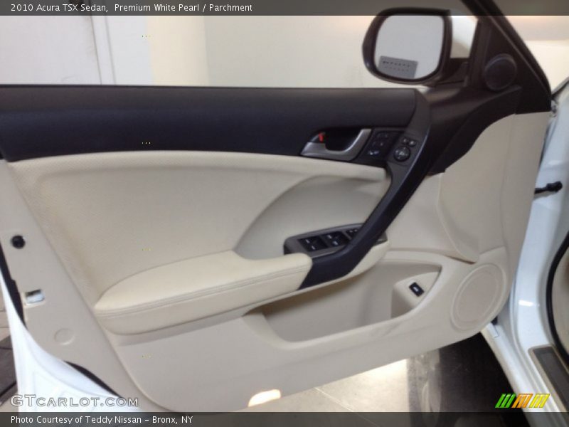 Premium White Pearl / Parchment 2010 Acura TSX Sedan