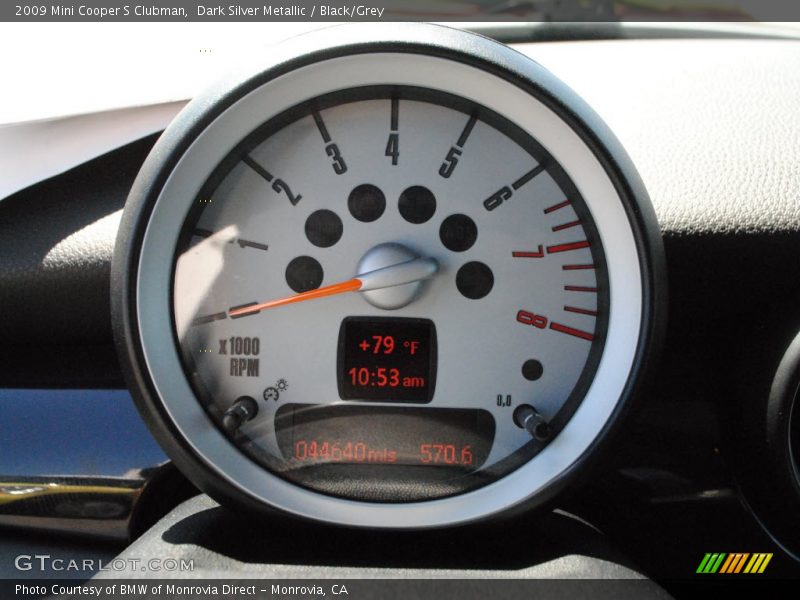 Dark Silver Metallic / Black/Grey 2009 Mini Cooper S Clubman