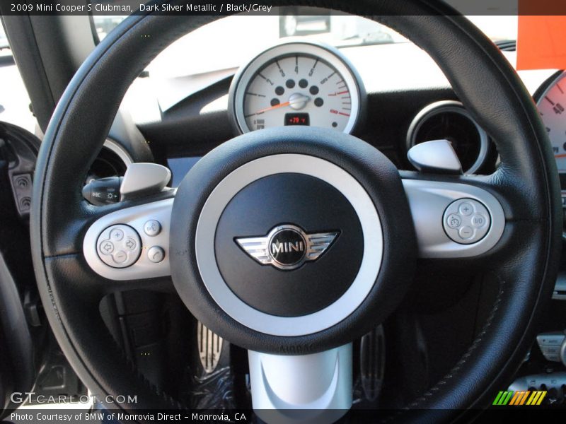 Dark Silver Metallic / Black/Grey 2009 Mini Cooper S Clubman