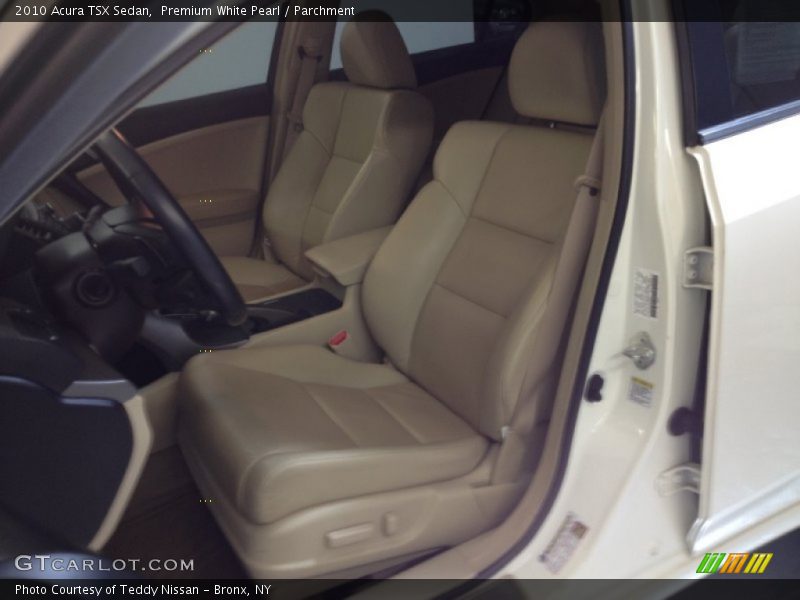 Premium White Pearl / Parchment 2010 Acura TSX Sedan