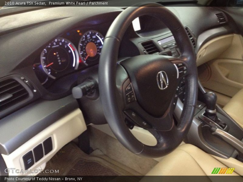 Premium White Pearl / Parchment 2010 Acura TSX Sedan