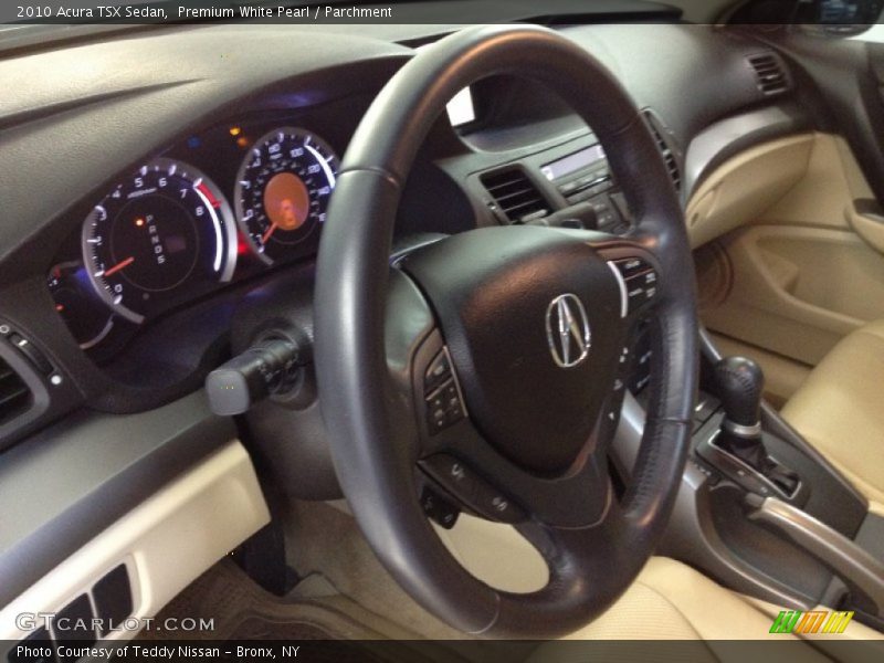 Premium White Pearl / Parchment 2010 Acura TSX Sedan