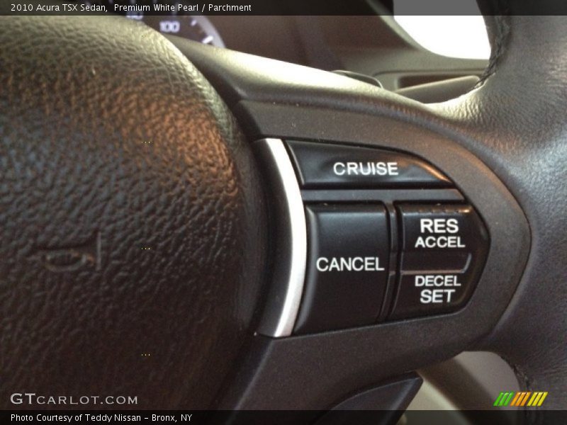 Premium White Pearl / Parchment 2010 Acura TSX Sedan