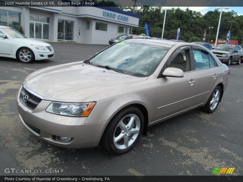 Golden Beige / Beige 2006 Hyundai Sonata LX V6