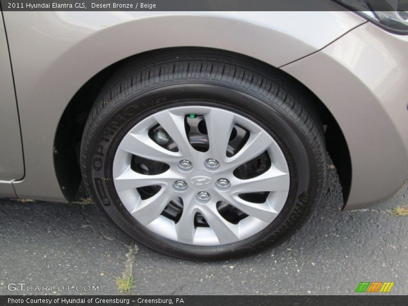 Desert Bronze / Beige 2011 Hyundai Elantra GLS