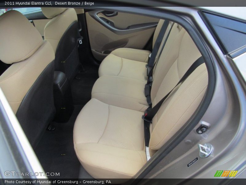 Desert Bronze / Beige 2011 Hyundai Elantra GLS