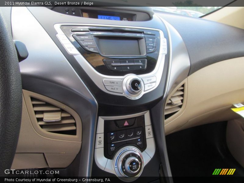 Desert Bronze / Beige 2011 Hyundai Elantra GLS