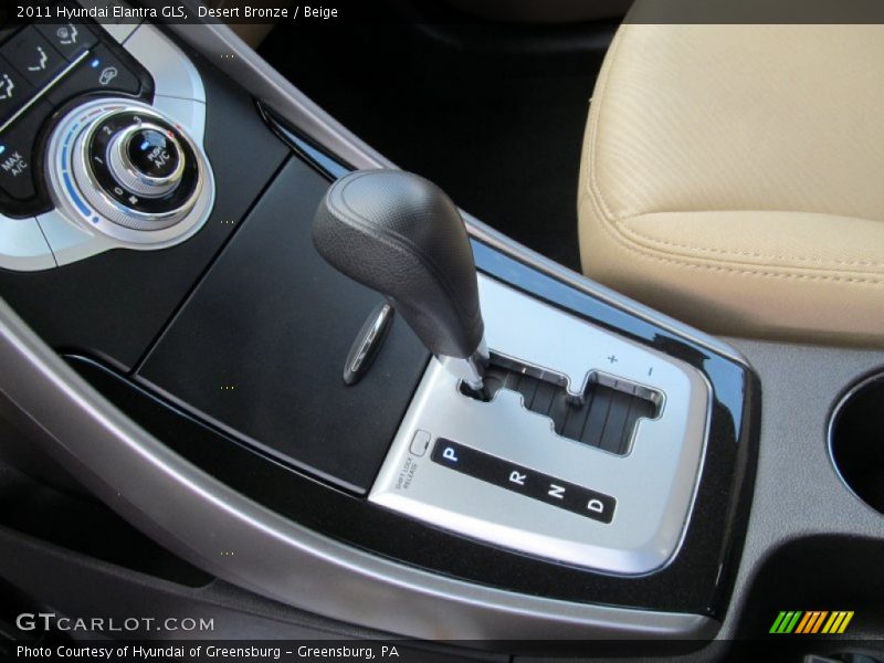 Desert Bronze / Beige 2011 Hyundai Elantra GLS