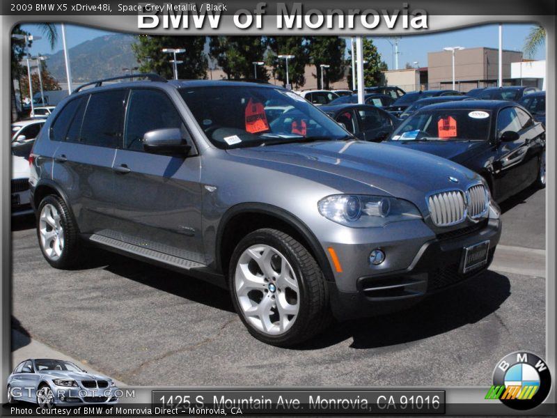 Space Grey Metallic / Black 2009 BMW X5 xDrive48i