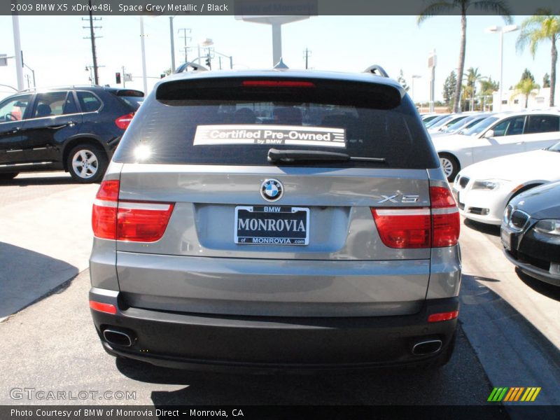 Space Grey Metallic / Black 2009 BMW X5 xDrive48i