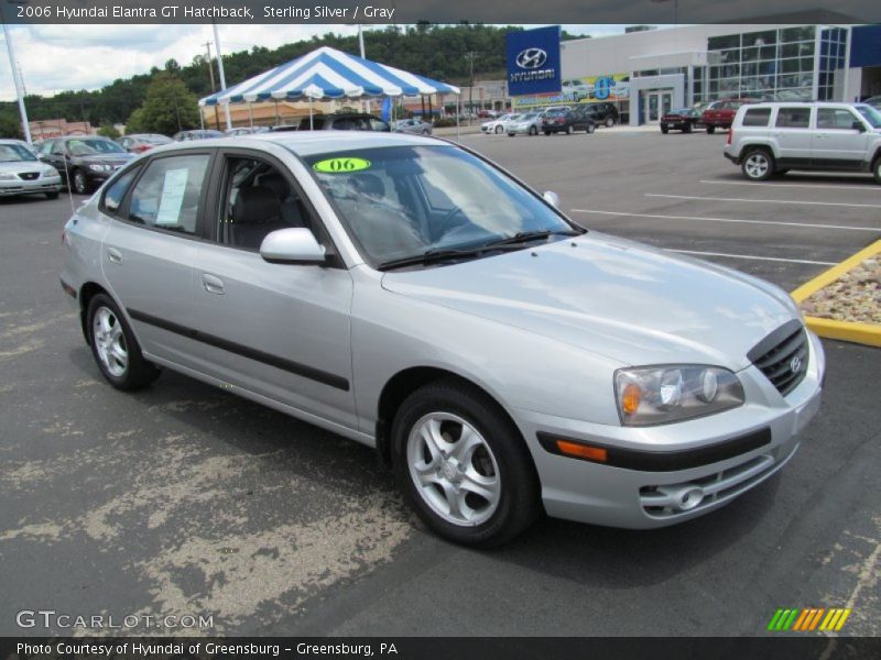 Sterling Silver / Gray 2006 Hyundai Elantra GT Hatchback