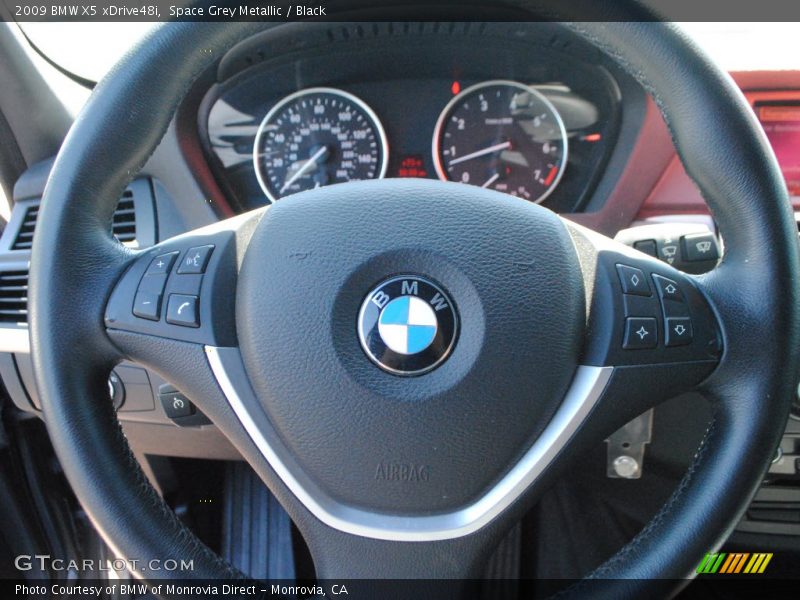 Space Grey Metallic / Black 2009 BMW X5 xDrive48i