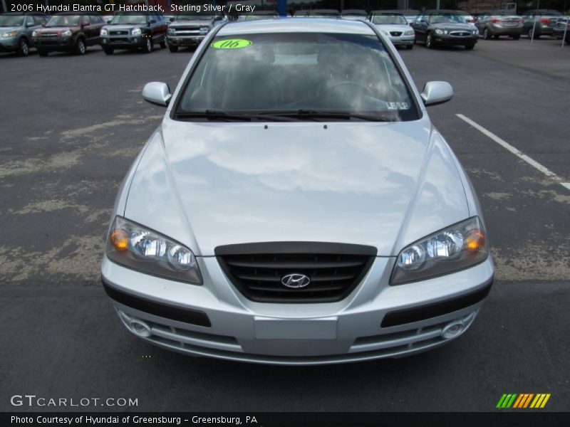 Sterling Silver / Gray 2006 Hyundai Elantra GT Hatchback