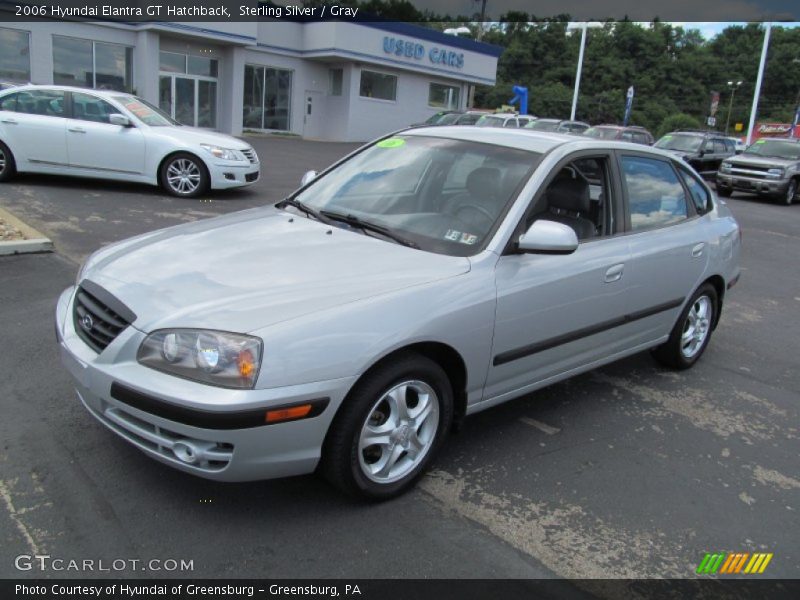 Sterling Silver / Gray 2006 Hyundai Elantra GT Hatchback