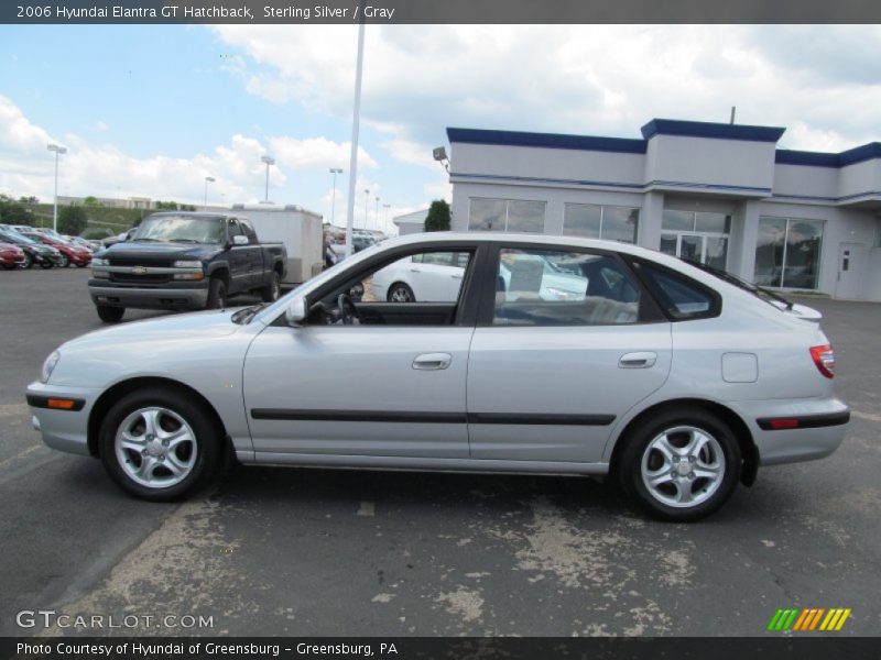 Sterling Silver / Gray 2006 Hyundai Elantra GT Hatchback
