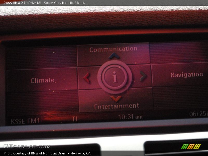 Space Grey Metallic / Black 2009 BMW X5 xDrive48i