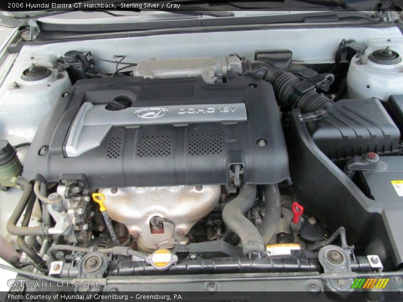 Sterling Silver / Gray 2006 Hyundai Elantra GT Hatchback