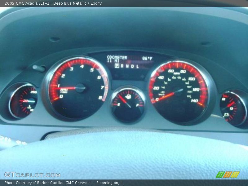 Deep Blue Metallic / Ebony 2009 GMC Acadia SLT-2