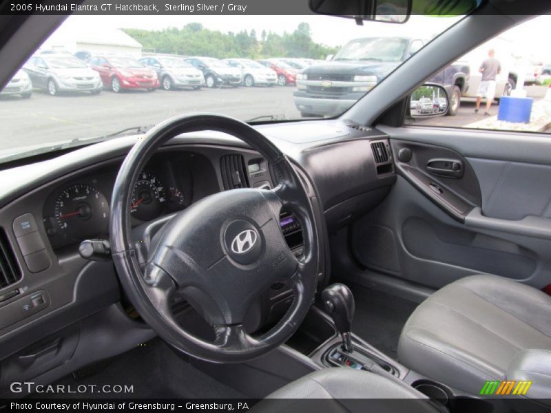 Sterling Silver / Gray 2006 Hyundai Elantra GT Hatchback