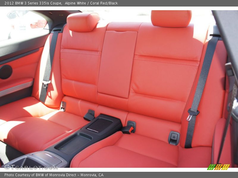 Rear Seat of 2012 3 Series 335is Coupe