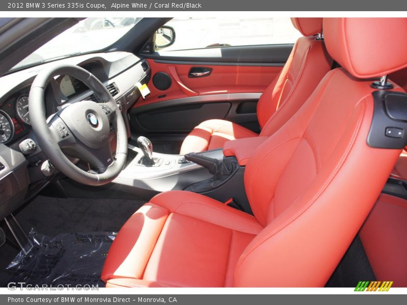 Front Seat of 2012 3 Series 335is Coupe