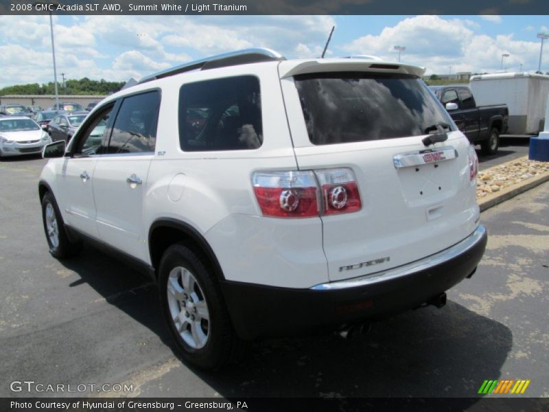 Summit White / Light Titanium 2008 GMC Acadia SLT AWD