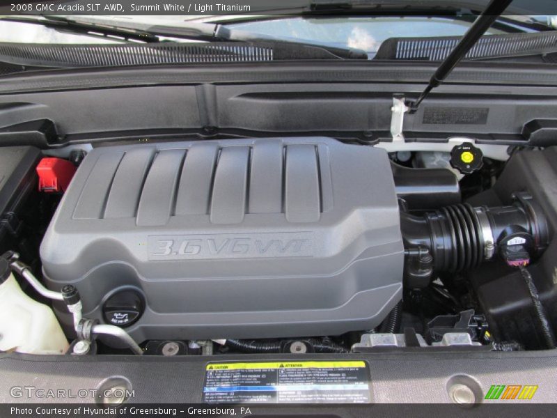 Summit White / Light Titanium 2008 GMC Acadia SLT AWD